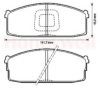 BENDIX 572232B Brake Pad Set, disc brake